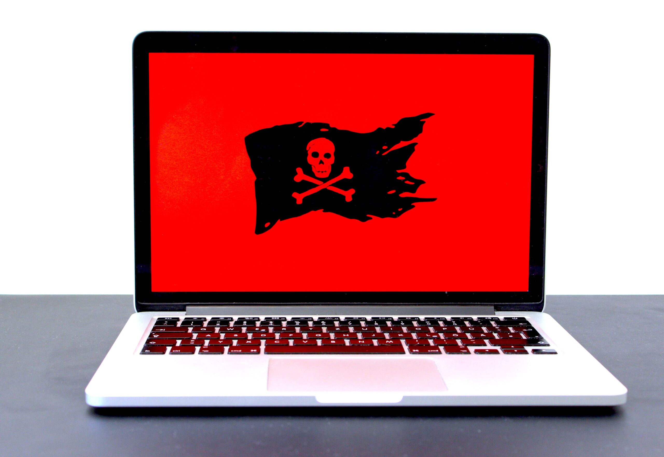 MacBook Pro turned-on indicating Ransomware
